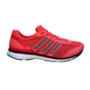 Adidas Men’s Solar Red Mesh Adios Boost Endless Energy Running Shoes Size 12.5